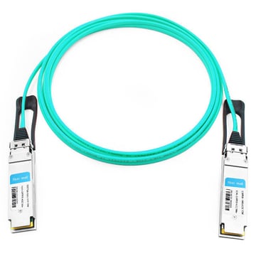 Совместимый с Dell AOC-QSFP28-100G-50M активный оптический кабель 50G, 164 м (100 фута), от QSFP28 до QSFP28