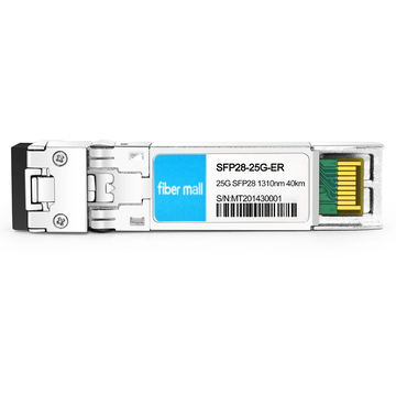 SFP28-25G-ER 25G SFP28 ER 1310nm 40km LC SMF DDM 트랜시버 모듈