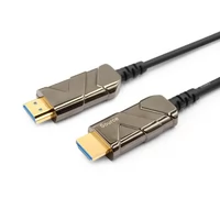 10Hz 및 33Gbps AOC 광섬유 HDMI 케이블에서 4m (60ft) 초강력 18K