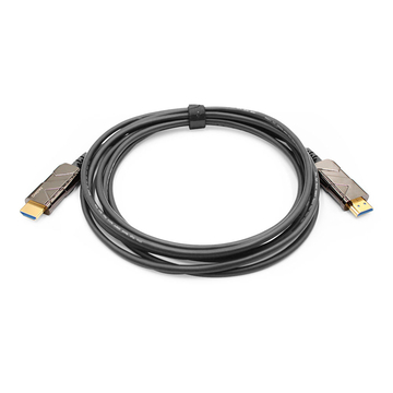 1Hz 및 3Gbps AOC 광섬유 HDMI 케이블에서 4m (60ft) 초강력 18K