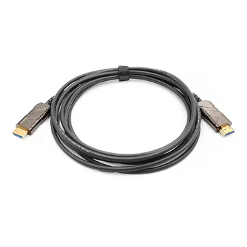 5m (16ft) Ultra strong 4K at 60Hz and 18Gbps AOC Fiber Optic HDMI Cable