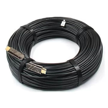 Cable HDMI de fibra óptica ultrarresistente 100K a 328 Hz y 4 Gbps AOC de 60 m (18 pies)