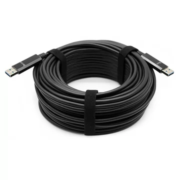 Активные оптические кабели 10G Type-A, 33 метров (3.0 фута) USB 2.0 (не совместимы с USB 5), разъемы USB AOC между штекерами