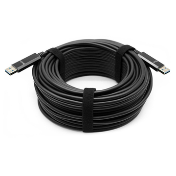 10 metros (33 pies) USB 3.0 （No compatible con USB 2.0) Cables ópticos activos 5G tipo A, conectores USB AOC macho a macho