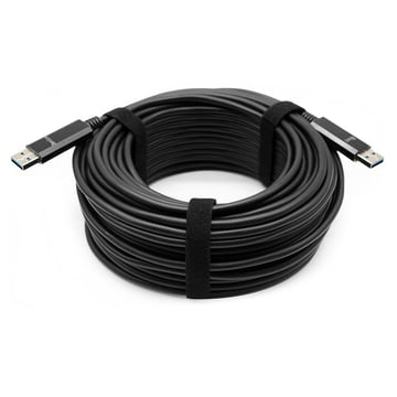 25 meters (82ft) USB 3.0 （Not compliant with USB 2.0) 5G Type-A Active Optical Cables, USB AOC Male to Male Connectors