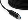 10 meters (33ft) USB 3.0（Not compliant with USB 2.0) 5G Type-A  Active Optical Cables, USB AOC Male to Male Connectors