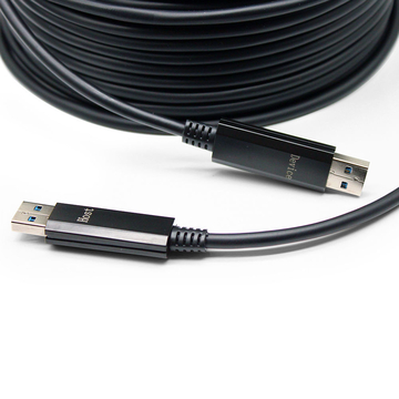 25 meters (82ft) USB 3.0 （Not compliant with USB 2.0) 5G Type-A Active Optical Cables, USB AOC Male to Male Connectors