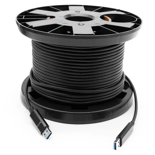 USB 3.0 Active Optical Cables 50m Male to Male | FiberMall