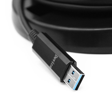 50 mètres (164 pieds) USB 3.0 (non compatible avec USB 2.0) Câbles optiques actifs 5G Type-A, connecteurs USB AOC mâle à mâle