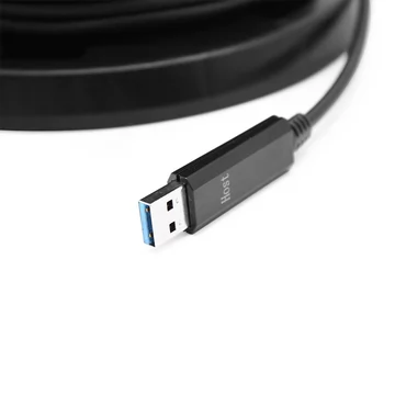 50 メートル (164 フィート) USB 3.0 (USB 2.0 に準拠していません) 5G タイプ A アクティブ光ケーブル、USB AOC オス - オス コネクタ