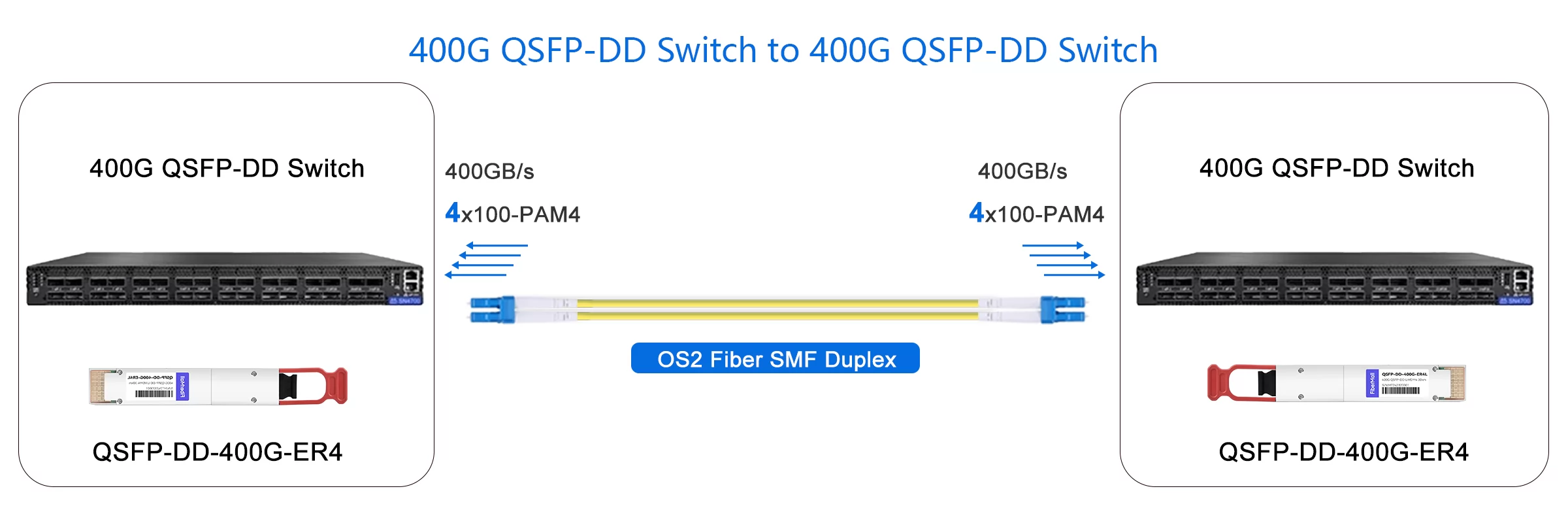 400G QSFP-DD Switch to 400G QSFP-DD Switch