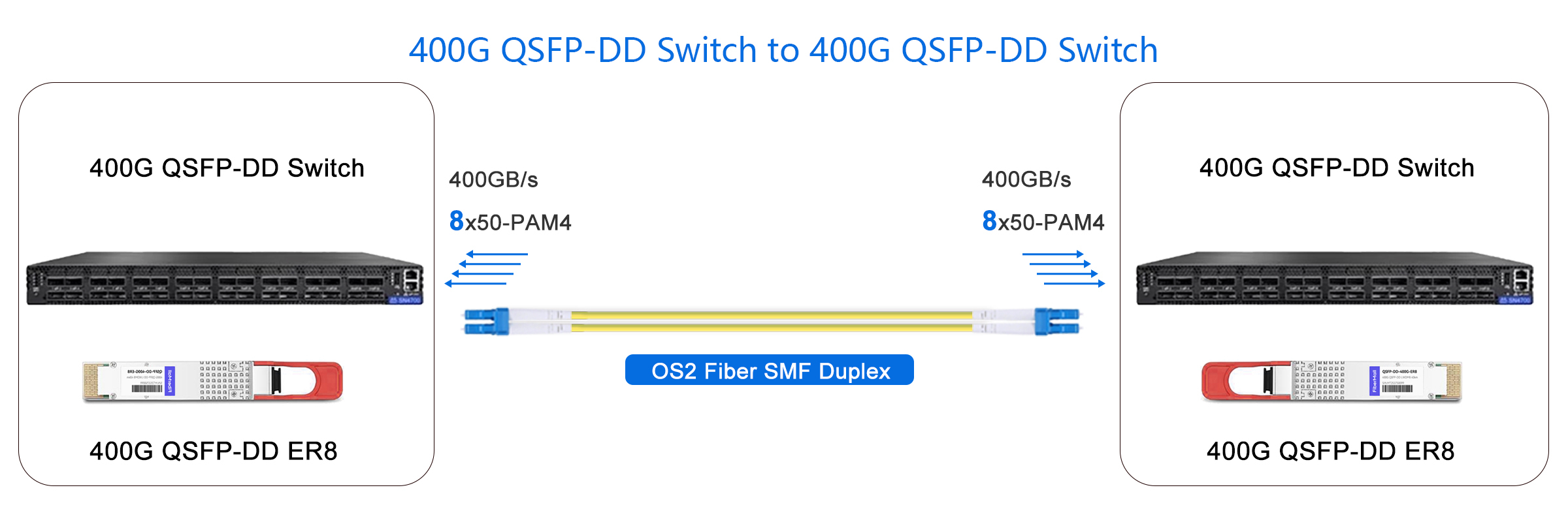 400G QSFP-DD Switch to 400G QSFP-DD Switch