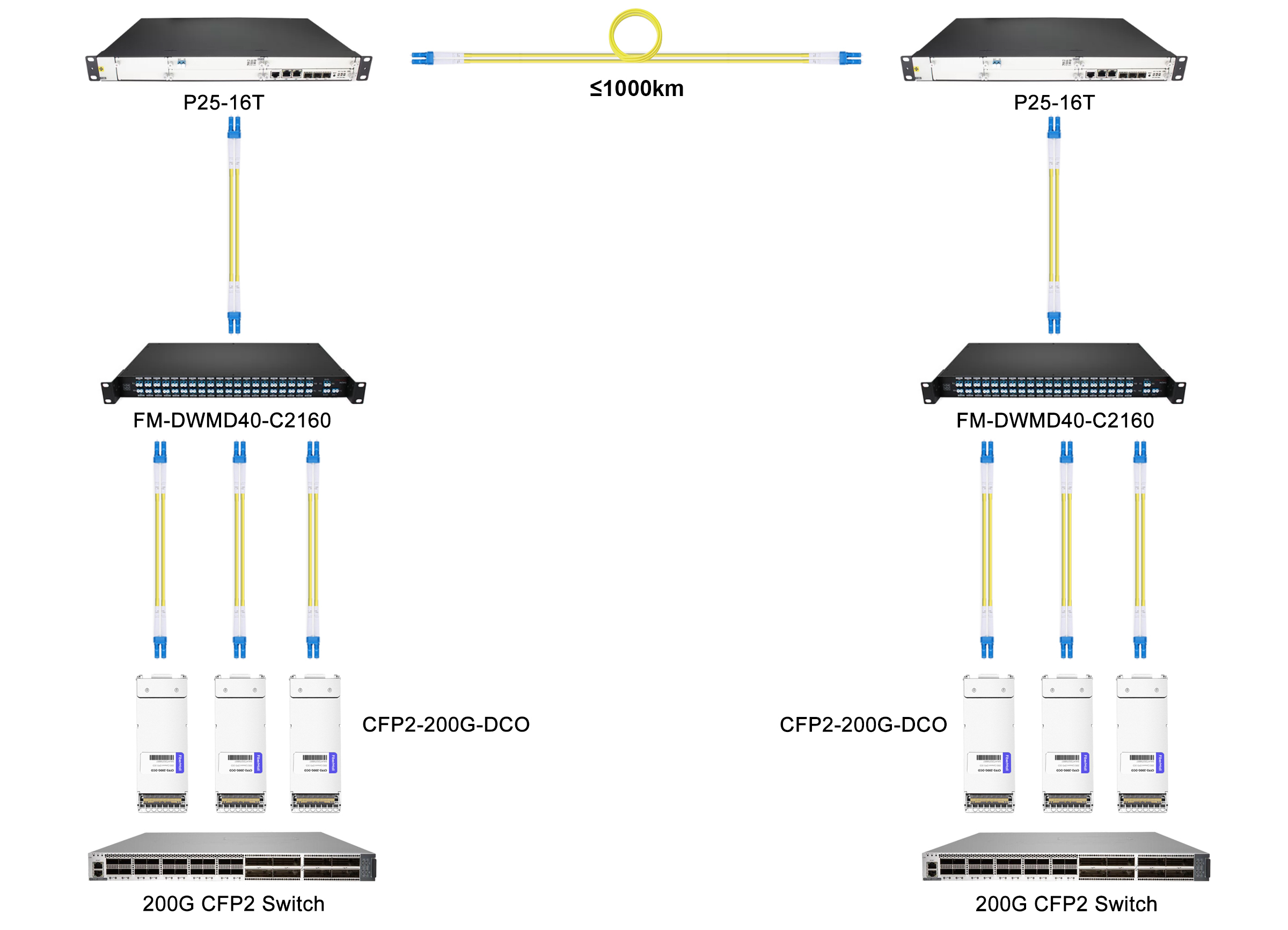 200G CFP2 DCO Solution for 1000km